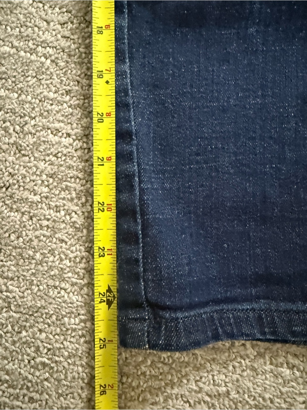 Eileen Fisher Lantern Jeans Dark Navy - Picture 8 of 9